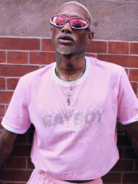 'Gayboy' Rhinestone T-shirt - Patrick Church