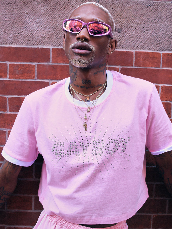 'Gayboy' Rhinestone T-shirt - Patrick Church