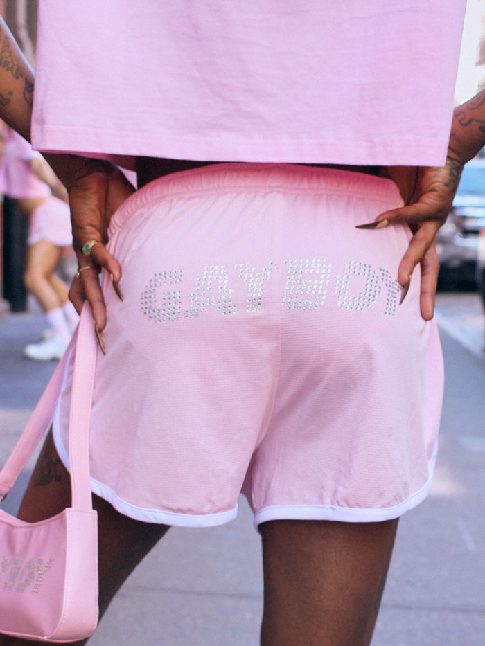 'GAYBOY' Rhinestone Shorts - Patrick Church