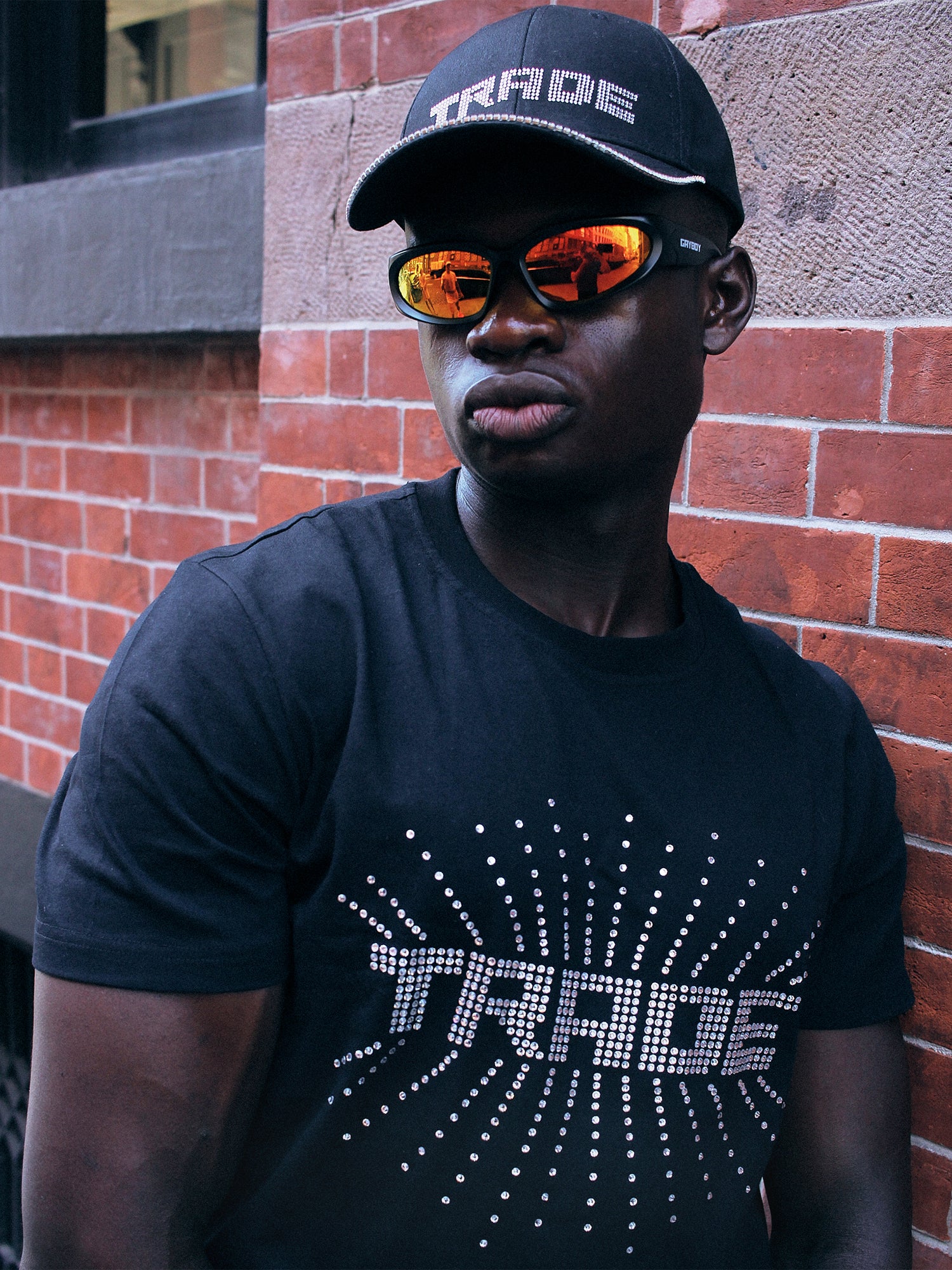 'Trade' Rhinestone T-shirt - Patrick Church