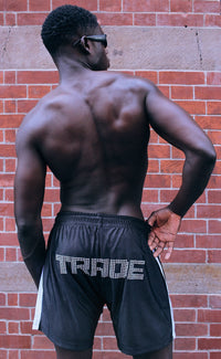 'Trade' Rhinestone Shorts - Patrick Church