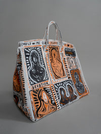 'Devotion' Painted Canvas Bag - Patrick Church