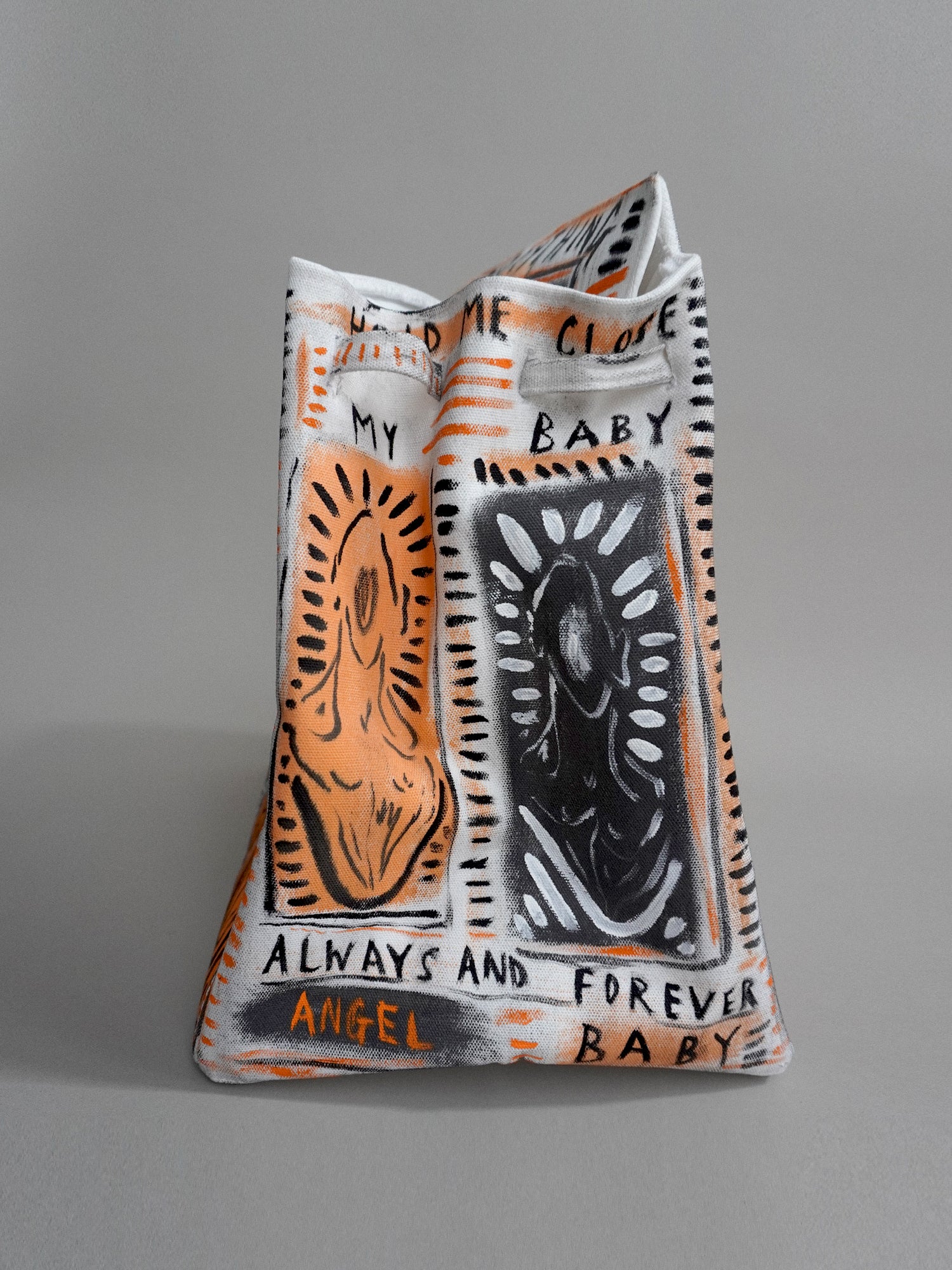 'Devotion' Painted Canvas Bag - Patrick Church