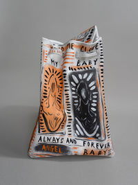 'Devotion' Painted Canvas Bag - Patrick Church