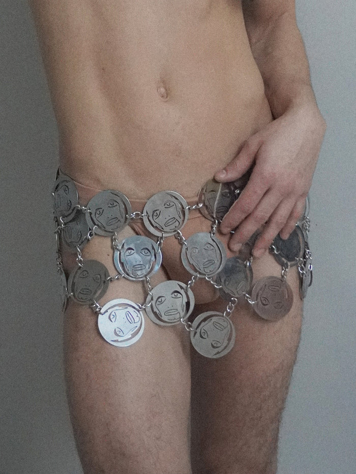 'All Over You' Metal Skirt - Patrick Church