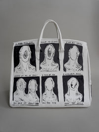 'The Greatest Love' Painted Canvas Bag - Patrick Church