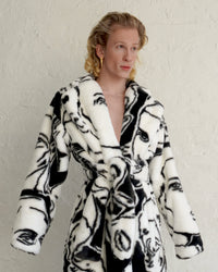 'Dearest Boy' Faux Fur Trench Coat - Patrick Church