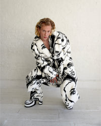 'Dearest Boy' Faux Fur Trench Coat - Patrick Church