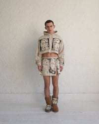 'Dearest Boy' Crop Hoodie - Patrick Church