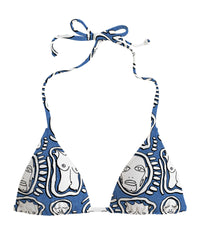 Denim 'All Over You' String Bikini Top - Patrick Church