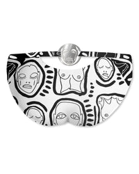 Metal 'All Over You' Cutout Swim Brief - Patrick Church