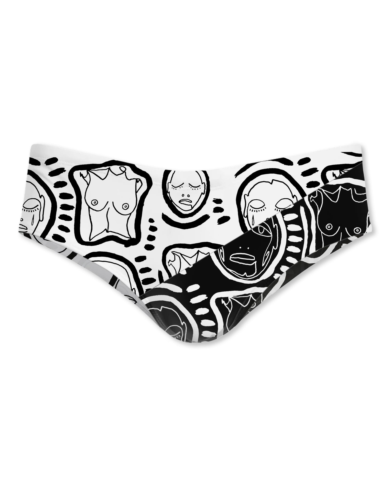 Split 'All Over You' Swim Brief - Patrick Church