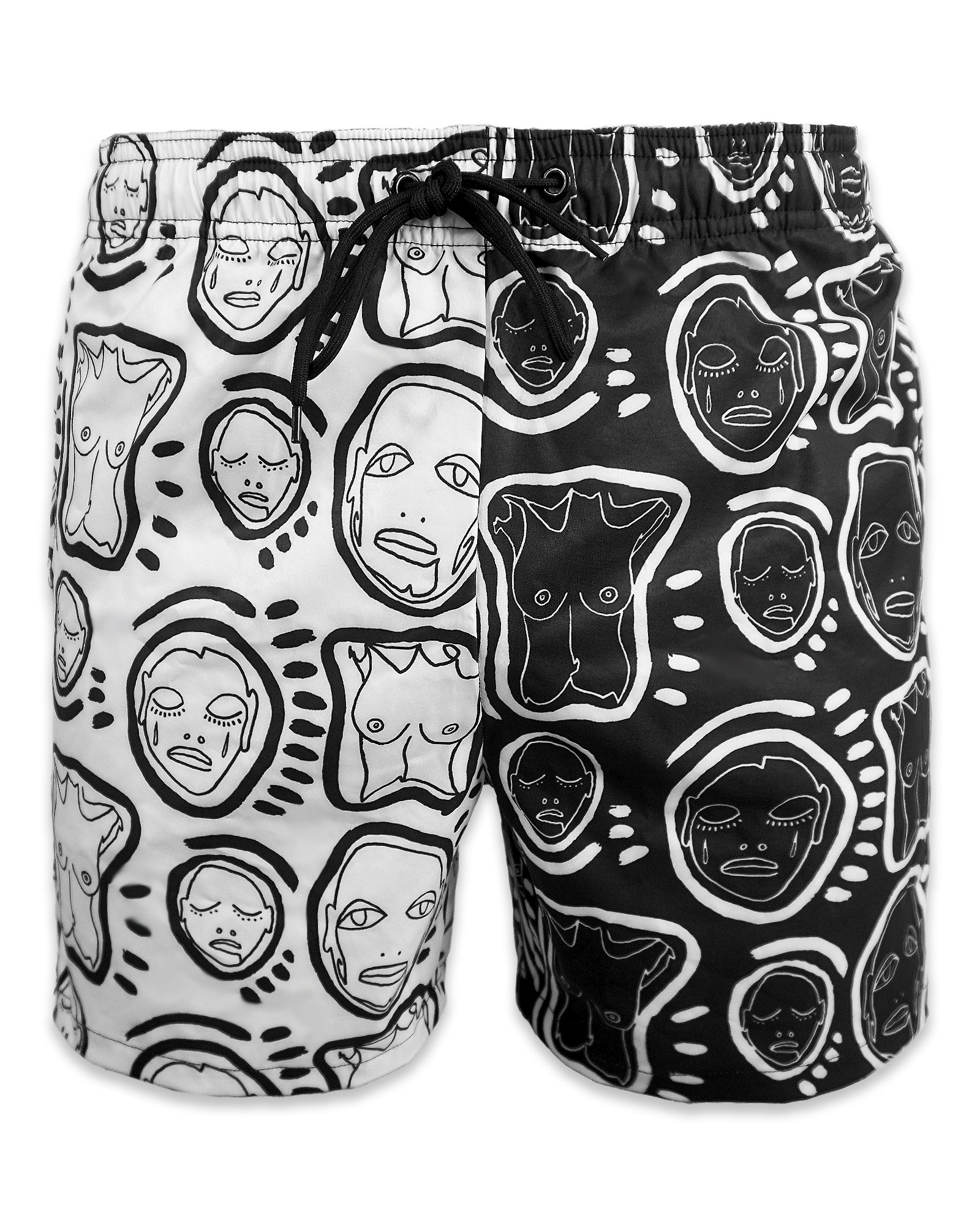 Split "All Over You' Swim Shorts - Patrick Church