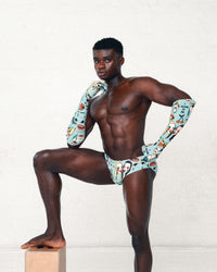 'Tattoo' Swim Brief - Patrick Church