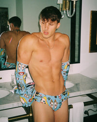 'Tattoo' Swim Brief - Patrick Church