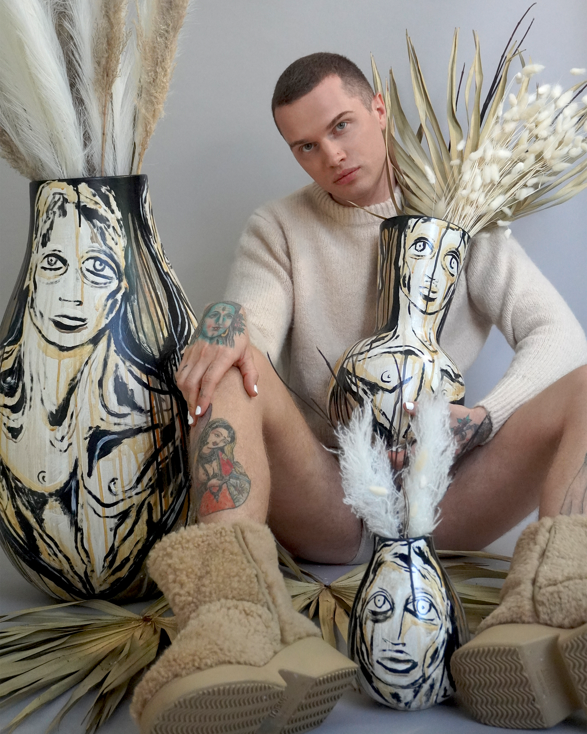 'Dearest Boy' Vases - Patrick Church