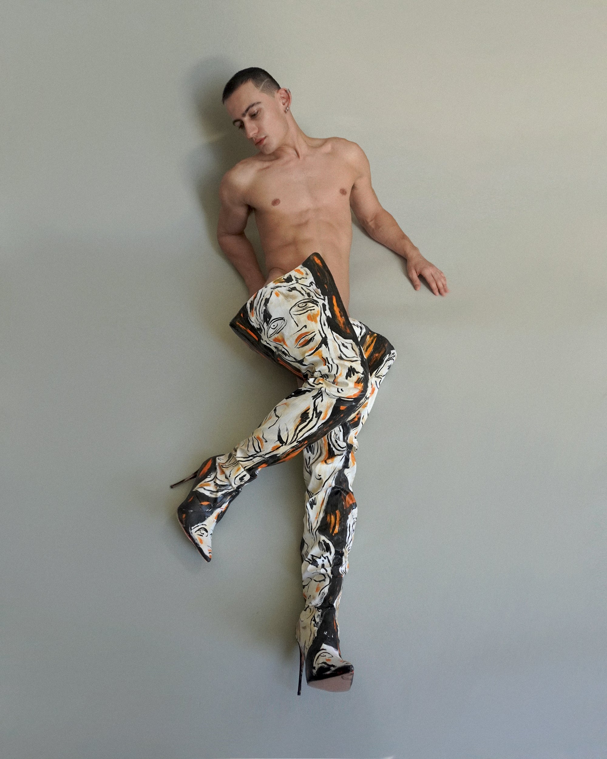 'Dearest Boy' Thigh High Boots - Patrick Church