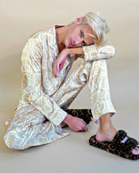 Beige 'All Over You' Pajama Set - Patrick Church
