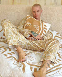 'All Over You' Embroidered Pillow Cover - Patrick Church